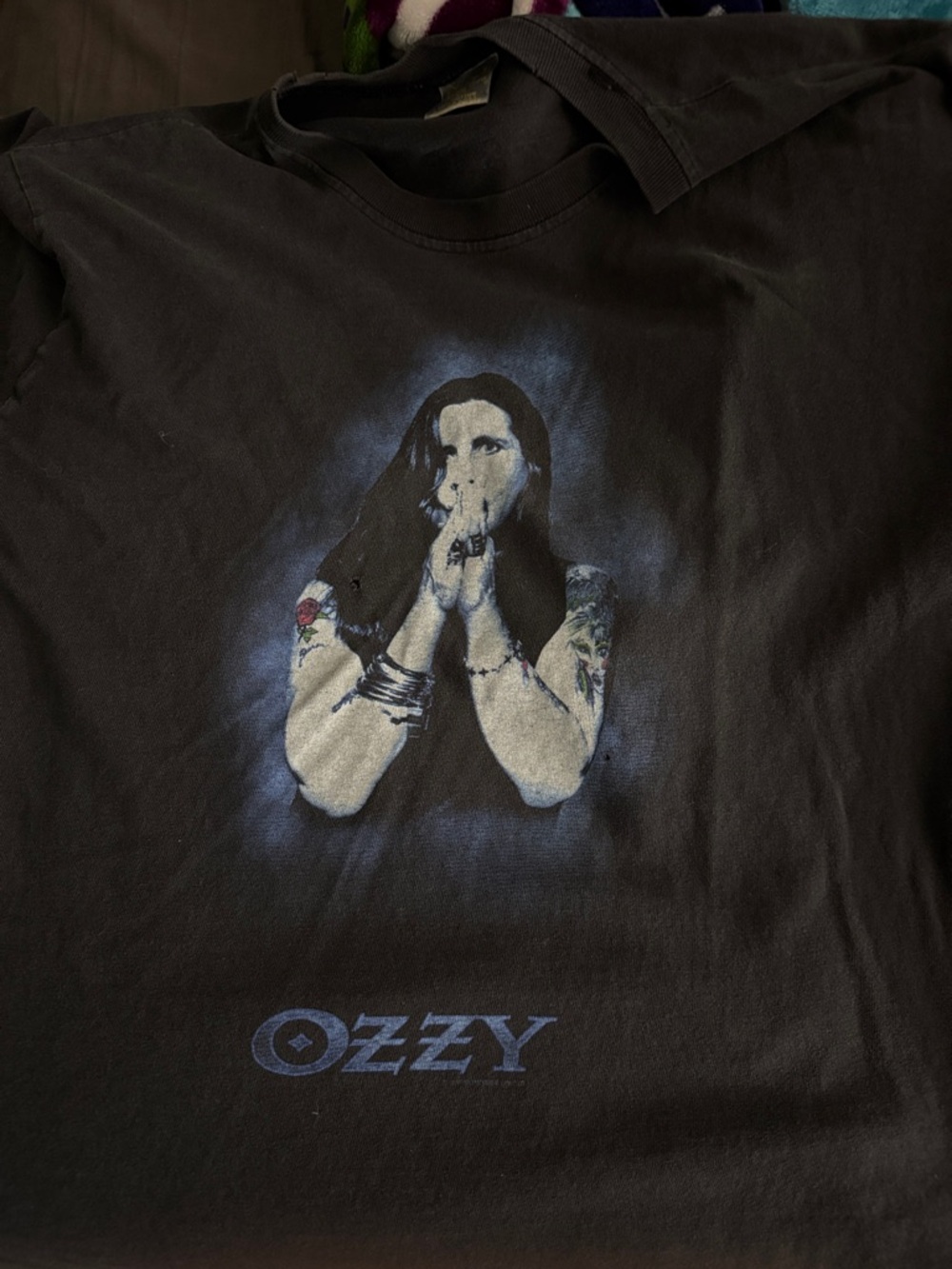 TRUE VINTAGE ozzy 96 tour tee Large